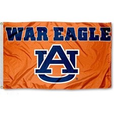 AUBURN TIGERS 3'X5' FLAG BANNER ***100% FULL COLOR ON BOTH SIDES OF FLAG*** picture