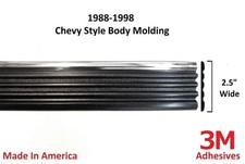 1988-1998 Chevy GMC Black Side Body Trim Molding Tahoe Suburban Silverado Pickup picture