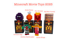 McDonald's A Minecraft Movie 2025 Complete Set 6 Toys Happy Meal Figures HTF picture