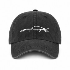 Men's Porsche 911 Baseball Cap Retro Adjustable Hat Vintage Sports Car Cap picture