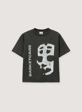 Basketcase Gallery Hat-Trick Tee Vintage Black picture