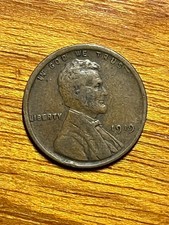 1919 P Lincoln Cent VF picture