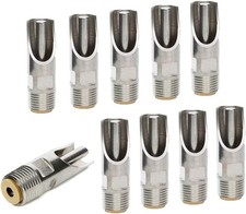 Baimeixun Pack of 10 Stainless Steel NPT 1/2