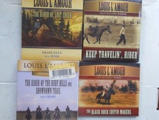 Lot of 4 Louis L'Amour Western CD Audio Books New  in Shrinkwrap picture