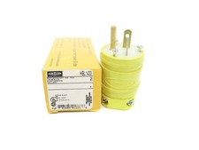 Hubbell Wiring Device-Kellems HBL1433 Straight Blade Plug, 5-20P, 20 A, 125V NEW picture