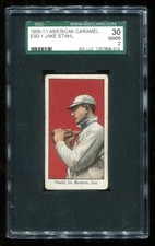 1909 E90-1 American Caramel Jake Stahl SGC 2 Good Boston Red Sox picture