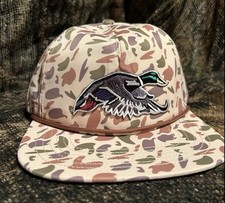 Duck Camo Waterfowl Camouflage Snapback Hat Cap Mallard picture