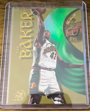 Fleer SkyBox E-X 2000 1997 Vin Baker Seattle Supersonics #22 30/69 picture