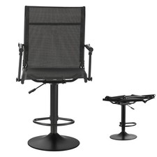 Uimoso Hunting Chair 360° Swivel Silent Chair with Armrests Adjustable Height picture