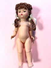 Vintage Madame Alexander 8” Redhead Doll Braids Hairnet Nude Dress Me picture