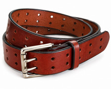 Amish Handmade Leather Gun Holster Dress Work Belt - Genuine Wickett & Craig USA picture