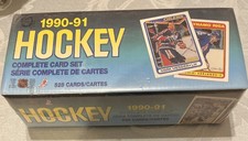 Gretzky Lemieux Roenick RC 1990-91 O-Pee-Chee 528 Complete Set Factory Sealed picture