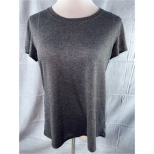 2896-Calvin Klein Heather Charcoal Short Sleeve Crew Neck Tee picture