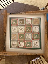 1914 B18 Baseball Blankets RARE framed display Cobb Maranville Doyle picture