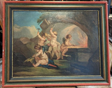Cupids in the Forge of Vulcan Oil On Canvas Francesco De Mura 18th 18th picture