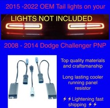 DODGE CHALLENGER 2008 -2014 TO 2015 + LED SRT  TAILLIGHT CONVERSION HARNESS picture