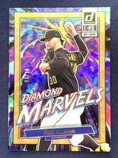 2026 Panini Donruss Paul Skenes Diamond Marvels Gold Ice  /10 Rare Case Hit picture