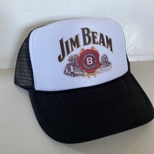 Vintage Jim Beam Hat Whiskey Trucker Hat snapback Black Summer Party Cap picture