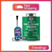 HH-66 Toluene Free Vinyl Cement 8 oz - PVC & Vinyl Glue for Pools, Tarps picture