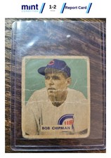 1949 BOWMAN BOB CHIPMAN CHICAGO CUBS GOOD MCG 2 picture