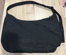 Baggu Large Nylon Crescent Bag Black Excellent Condition Retired Color picture