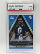 2022-23 Topps Deco Uefa Club Competitions - Prodigy Warren Zaire-Emery Blue /49 picture