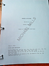 2013 Heaven is for Real Script + Cast + Schedules +Crew Randall Wallace JRR40 picture