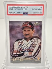 1996 Classic Assets DALE EARNHARDT Sr AUTOGRAPHED PSA Certified 🔥 🔥  picture