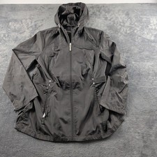 Jones New York Black Lightweight Coat Xl picture