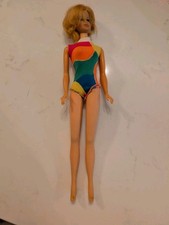 Barbie Stacey Vintage 1966 Blonde Twist N Turn Doll ORIGINAL SWIMSUIT picture