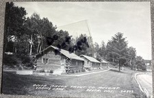 Delta WI Brook Trout Co. Resort Spring Lake Real Photo Postcard  Wisconsin RPPC picture