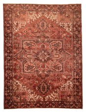 Vintage Hand-Knotted Area Rug 9'6