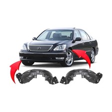2004-2006 Lexus LS430 Set of 2 Fender Liners LX1250114 LX1251114 5380650030 picture