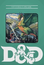 Dungeons & Dragons Vintage Poster 11”x17” 1980s New picture