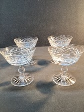 Waterford Crystal Champagne Tall Sherbert Glasses Vintage 
