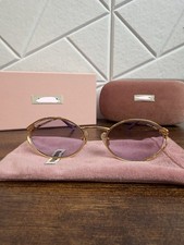 Women Muy Miu Pink Sunglasses picture