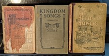 Antique Gospel Hymnal Lot 1897-1919 Seed Sower Kingdom Songs Coronation 3 Books picture