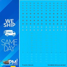 Techmod 48126 1/48 Propeller logos and stencils Hamilton Curtiss aircraft Decal picture
