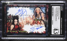Stephanie Vaquer & Giulia 2024 Collectors Expo Dual Autograph CGC 8.5 Auto 10 picture