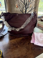 NWT Kooba Dante Leather Shoulder Handbag Chianti MSRP $448. picture