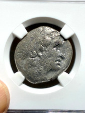 Egypt Cleopatra VII Silver AR Tetradrachm, Ptolemaic Kingdom, 37 BC, NGC-Fine picture