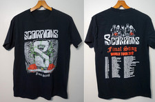 Scorpions Final Sting World Tour 2012 Double Sided Rock Concert T-Shirt picture