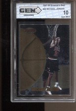 1997-98 Michael Jordan Bowman's #60 Gem Mint 10 Chicago Bulls GOAT HOF MVP picture