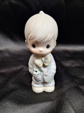 VINTAGE ENESCO PRECIOUS MOMENTS BEST MAN 1983 JONATHAN & DAVID E-2836 FIGURINE picture