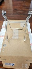 (7) Gibson Holders medium Display Stand -size acrylic Clear Base /white wire. picture