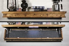 47  inch concealment shelf hidden gun storage floating shelf with secret storage picture