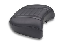 Mustang Deluxe Touring Wide Passenger Seat Black Harley FLT/FLH 23-25 88420 picture