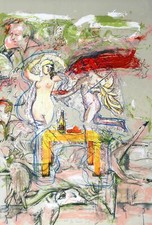 Rainer Gross, Summer Still Life I, Lithograph, signed and numbered in pencil picture