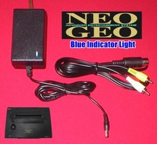 10V AC Adapter Power Supply W/LED & AV Cable for SNK Neo Geo AES NEO-POW 3 NEW picture