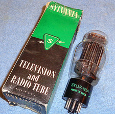 1 NOS Sylvania 6AS7G Vacuum Tube - 26-Watt Twin Triode Audio or Transmitting picture